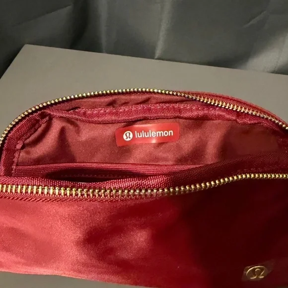 Lululemon Maroon with Golden Detail everyday Belt Bags - Picture 7 of 7